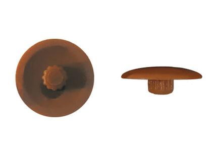 TECFI CAPPUCCIO IN PLASTICA PER VITI TORX T30 D.MM13,5 PZ100 MARRONE