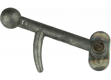 GANCIO PER SPONDA IN ACCIAIO GREZZO LUNGHEZZA CM13