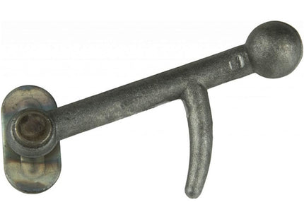 GANCIO PER SPONDA IN ACCIAIO GREZZO LUNGHEZZA CM13