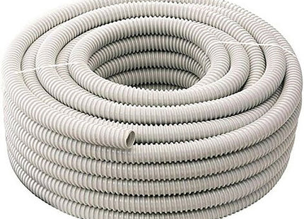 ELETTROCANALI GUAINA SPIRALATA IN PVC FLESSIBILE IN BOBINA GRIGIO