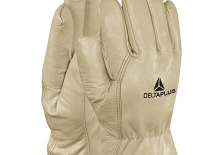 DELTA PLUS GUANTI MOD. THINSULATE IN PELLE FODERATO COLORE BEIGE