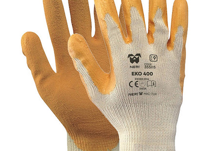 GUANTI MOD. EKO 400 FILO CONTINUO COLORE GIALLO/ARANCIO