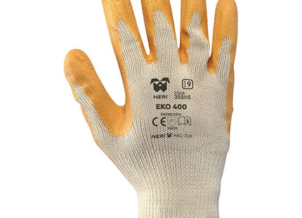 GUANTI MOD. EKO 400 FILO CONTINUO COLORE GIALLO/ARANCIO