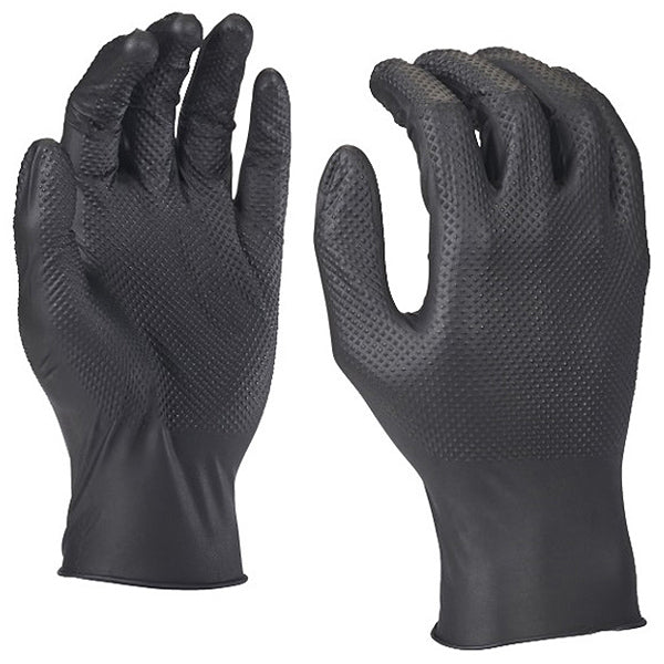 MILWAUKEE GUANTI IN NITRILE COLORE NERO CONFEZIONE DA PZ.50