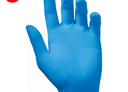 GUANTI REFLEXX MOD. N80B IN NITRILE COLORE BLU CONF.DA PZ.100
