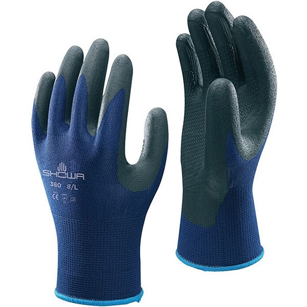 GUANTI SHOWA MOD. 380 IN NYLON COLORE BLU