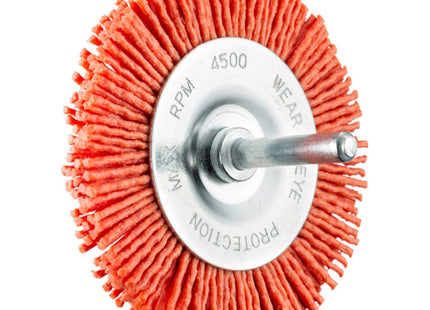 SIT SPAZZOLA CIRCOLARE IN NYLON ABRASIVO CON GAMBO D.MM100 ART.0612