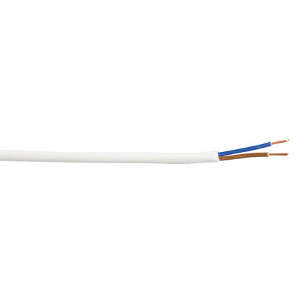 CAVO ELETTRICO PIATTO IN MATASSINA 2X0,75 MT20 BIANCO GOAT