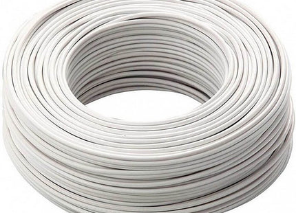 CAVO ELETTRICO PIATTO IN MATASSINA 2X0,75 MT20 BIANCO GOAT