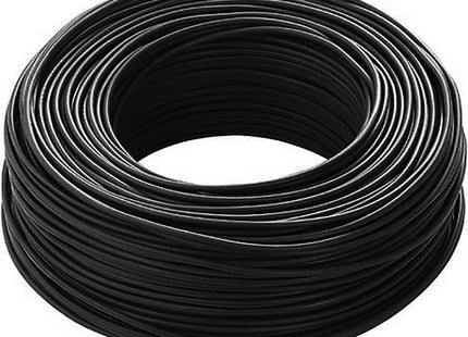 CAVO ELETTRICO PIATTO IN MATASSINA 2X0,75 MT20 NERO GOAT