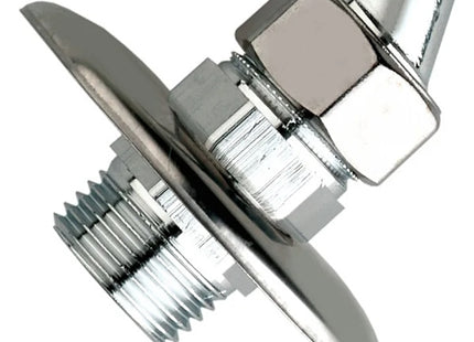 IDRO-BRIC ATTACCO CROMATO SOTTOLAVABO 1/2"X3/8"