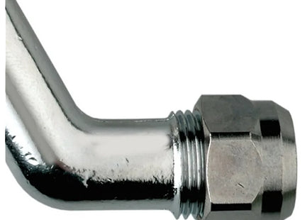 IDRO-BRIC ATTACCO CROMATO SOTTOLAVABO 1/2"X3/8"