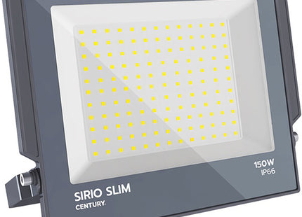 CENTURY PROIETTORE LED SIRIO SLIM 230V 150W 4000K LM13500 IP66 GRIGIO