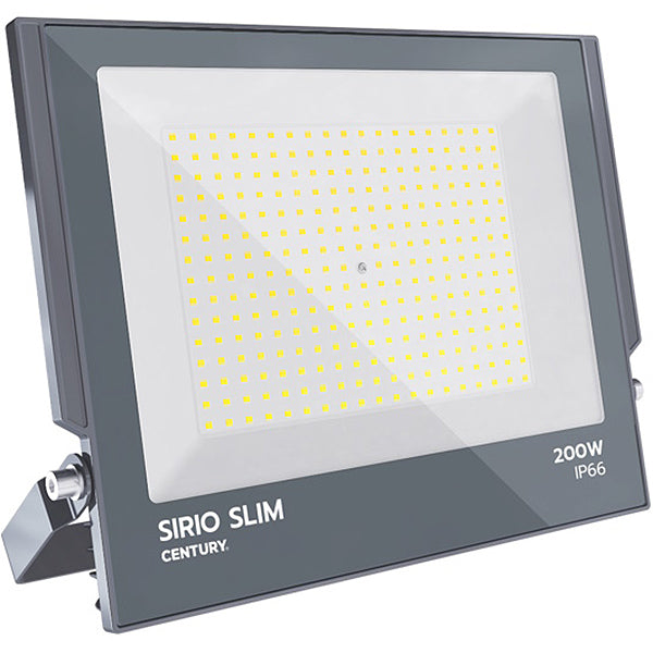 CENTURY PROIETTORE LED SIRIO SLIM 230V 200W 4000K LM18000 IP66 GRIGIO