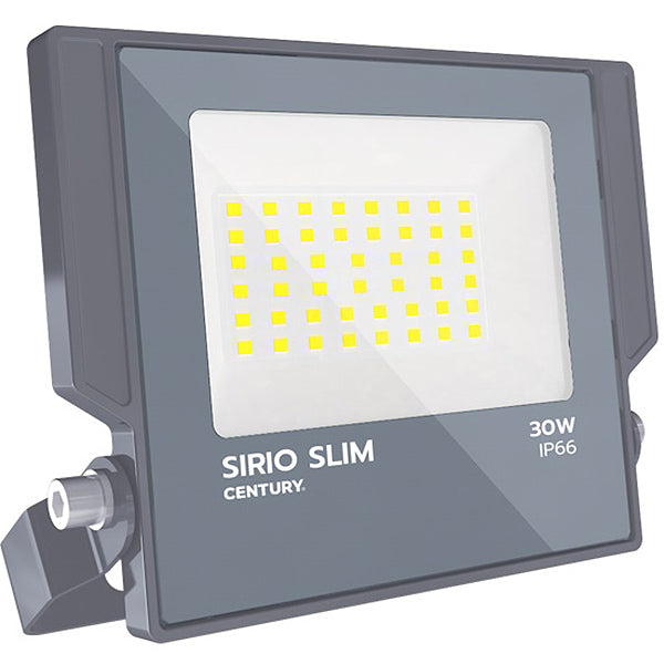 CENTURY PROIETTORE LED SIRIO SLIM 230V  30W 4000K LM2700 IP66 GRIGIO