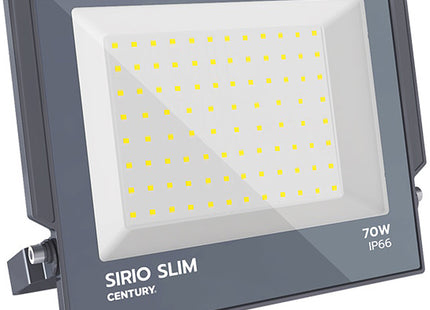 CENTURY PROIETTORE LED SIRIO SLIM 230V  70W 4000K LM6300 IP66 GRIGIO