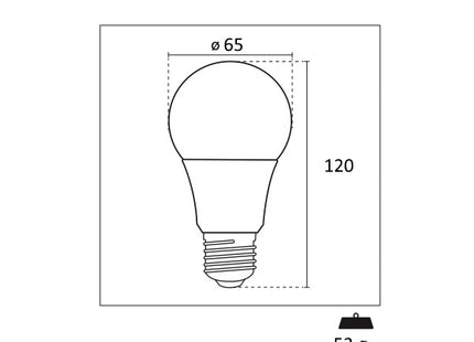 CENTURY LAMPADINA LED HARMONY 80 GOCCIA A65 230V E27 IP20