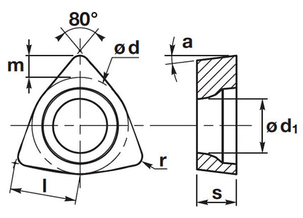 IMPERO INSERTO PER TORNITURA ART. WNMG 06 04 04-M5 5625