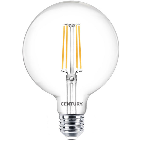 CENTURY LAMPADINA LED INCANTO GLOBO CLEAR 230V  8W E27 4000K 1055LM