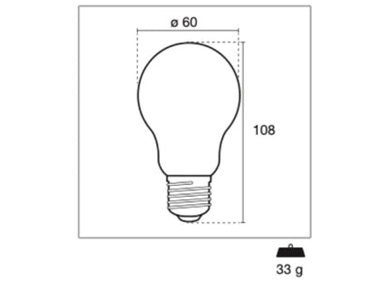 CENTURY LAMPADINA LED INCANTO SATEN GOCCIA 230V E27 IP20