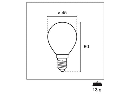 CENTURY LAMPADINA LED INCANTO MINI GLOBO SATEN 230V E14 IP20