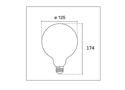 CENTURY LAMPADINA LED INCANTO SATEN GLOBO 230V E27 IP20