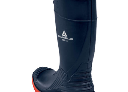 DELTA PLUS STIVALI ANTINFORTUNISTICI IN PVC IRON S5 SRC BLU/ROSSO