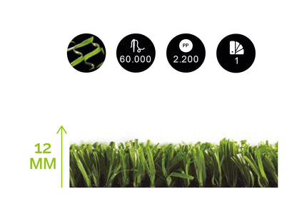 Prato Sintetico VISA Garden - Modello GREENLAND 12MM