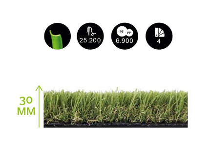 Prato Sintetico VISA Garden - Modello BERNA 30MM