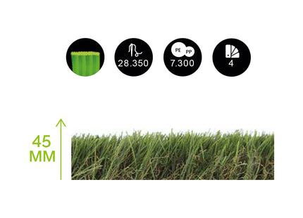 Prato Sintetico VISA Garden - Modello DUBLIN 45MM