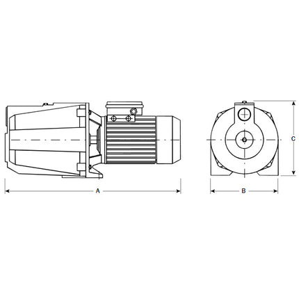 COMEX ELETTROPOMPA AUTODESCANTE MOD. JET 80 N IN GHISA