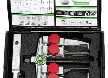 KUKKO SET ESTRATTORI UNIVERSALI A 2 BRACCI CON PROLUNGHE IN CASSETTA