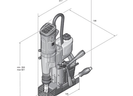 FEIN TRAPANO MAGNETICO MOD. KBU 35 PQW POTENZA 1010W