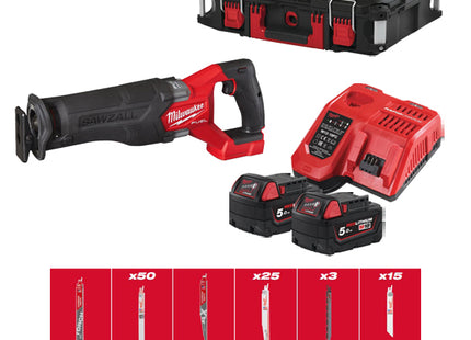 MILWAUKEE SEGA DIRITTA A BATTERIA M18 FSZ100P-502P