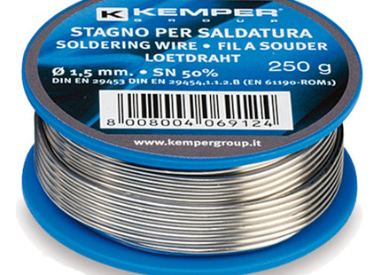KEMPER FILO PER SALDATURA A STAGNO SN 50% IN BOBINA D.MM1,5
