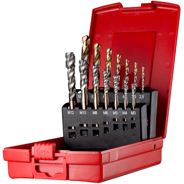 DORMER SET DI PUNTE E MASCHI L114 NR.302 DA M3-M12 BOX DA PZ.14