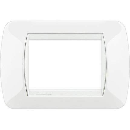 BTICINO LIVINGLIGHT PLACCA 3 POSTI COLORE BIANCO