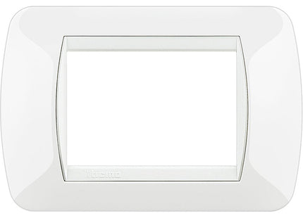 BTICINO LIVINGLIGHT PLACCA 3 POSTI COLORE BIANCO