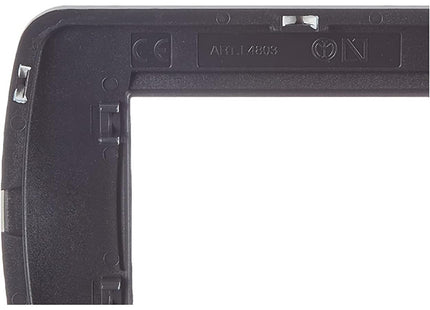 BTICINO LIVINGLIGHT PLACCA 3 POSTI COLORE BIANCO CORNICE NERA