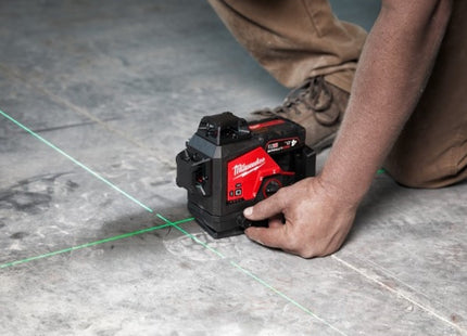 MILWAUKEE LASER VERDE A 3 LINEE 360° M12 3PL-0C(V1/24)