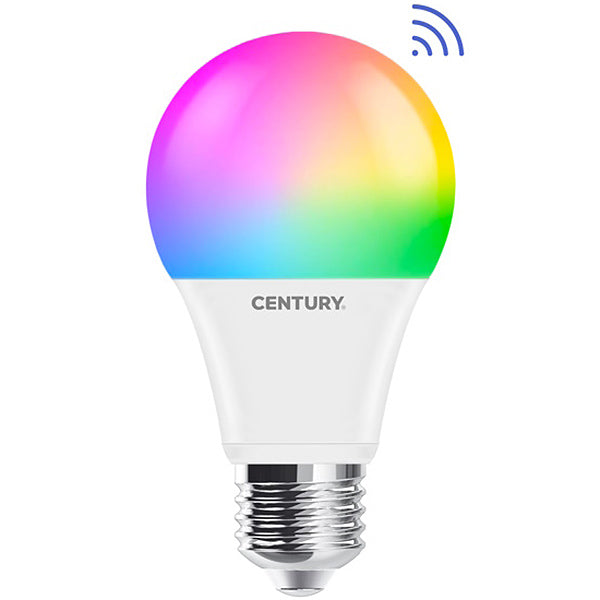 CENTURY LAMPADINA LED SMART WIFI A65 230V 14W E27 RGB+3000K-6500K 1400LM