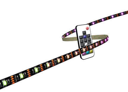 CENTURY STRISCIA LED DA MT2 RGB CON TELECOMANDO PER TV 5V ART. KIT TV55