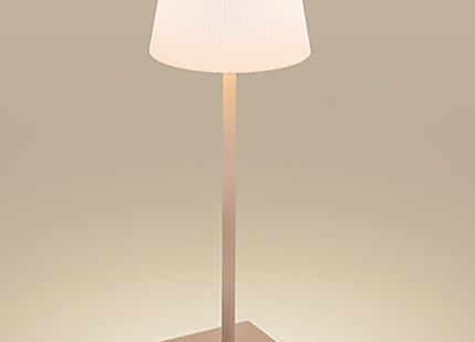 CENTURY LAMPADA DA TAVOLO LED MARGO' RICARICABILE TORTORA