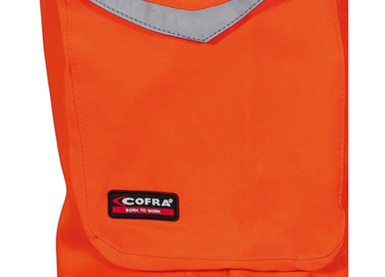 COFRA PANTALONE ALTA VISIBILITA&apos; LIGHT ARANCIO FLUO/ANTRACITE