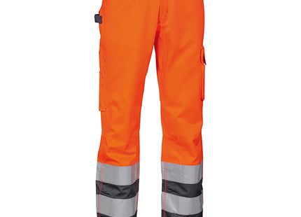 COFRA PANTALONE ALTA VISIBILITA&apos; LIGHT ARANCIO FLUO/ANTRACITE