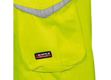 COFRA PANTALONE ALTA VISIBILITA&apos; LIGHT GIALLO FLUO/ANTRACITE