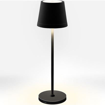 CENTURY LAMPADA DA TAVOLO LED LUME PLUS RICARICABILE NERA