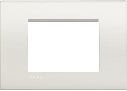 BTICINO LIVINGLIGHT PLACCA 3 POSTI COLORE BIANCO