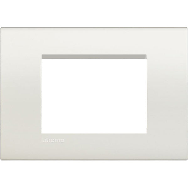 BTICINO LIVINGLIGHT PLACCA 3 POSTI COLORE BIANCO