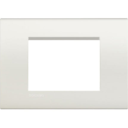 BTICINO LIVINGLIGHT PLACCA 3 POSTI COLORE BIANCO
